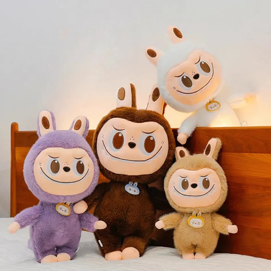 New La compagnie de la peluche Peluche type Labubu géante