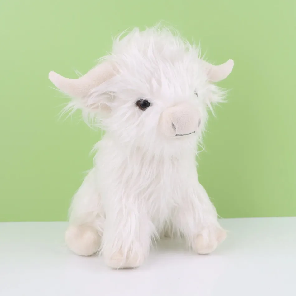 Online La compagnie de la peluche Peluche vache des montagnes