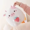 Best La compagnie de la peluche Peluche vache rose et blanche