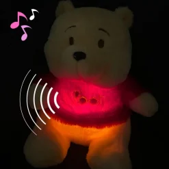New La compagnie de la peluche Peluche Winnie ourson berceuse douce câline respirante