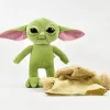 Outlet La compagnie de la peluche Peluche Yoda vert galactique 20cm doux et câlin