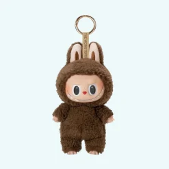 New La compagnie de la peluche Porte-clef peluche style Labubu coloré