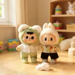 Outlet La compagnie de la peluche Sabots style crocs pour peluche style Labubu